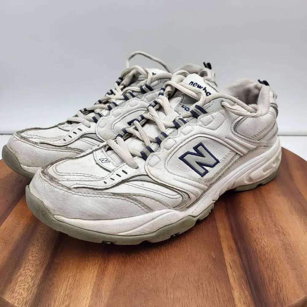 New Balance‎ 407 Running Shoes Womens 9.5 B White Leather Sneakers
